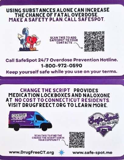 SafeSpot Wallet Card (Double-Sided, 2" x 3.5")