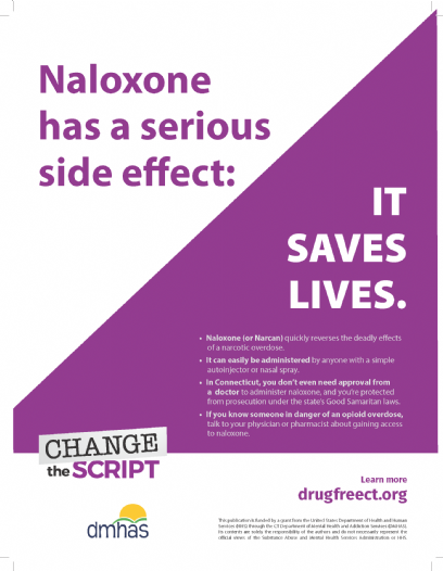 Naloxone - Large 16" x 20" Poster