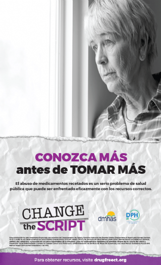 Prevention Poster, Older Adult Female (Spanish)