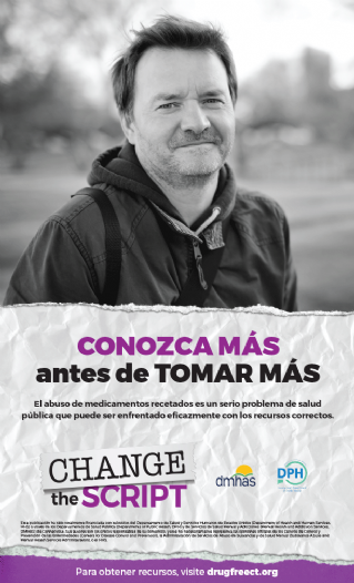 Prevention Poster, Male 1 (Spanish)